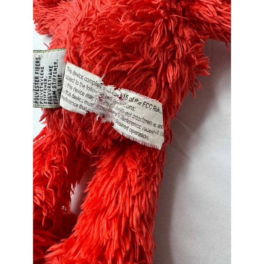 Gund Sesame Street Happy Birthday Elmo Plush Red Shaggy Toy 2012 319969 10 inch